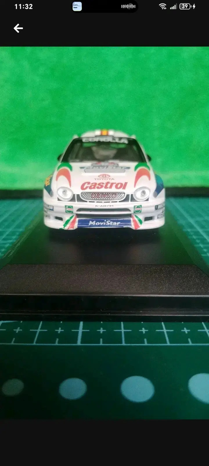 Modelo a escala Toyota Corolla WRC Rally 1999 - 2