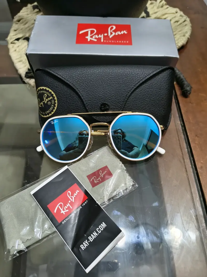 Gafas de sol Ray-Ban con lentes azules - 1