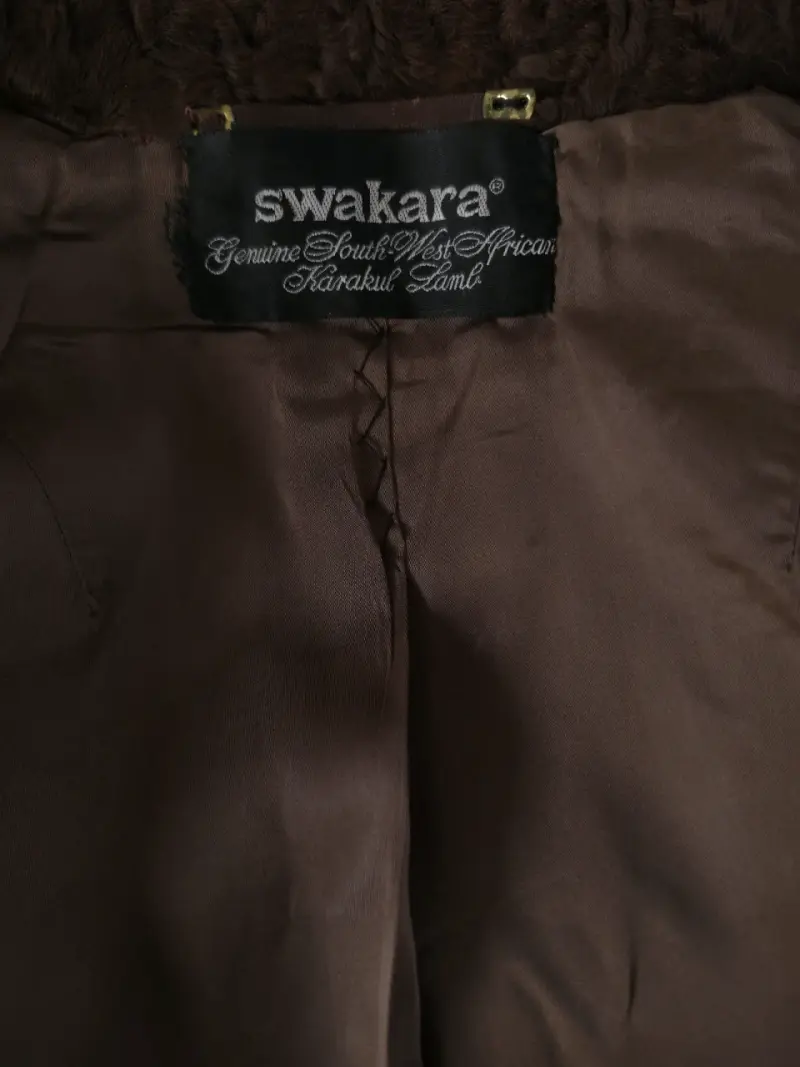 Abrigo Exclusivo Swakara Astracán Karakul Genuino - 6