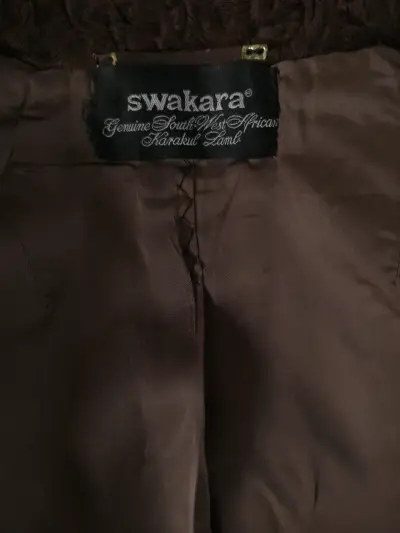 Abrigo Exclusivo Swakara Astracán Karakul Genuino - miniatura 6