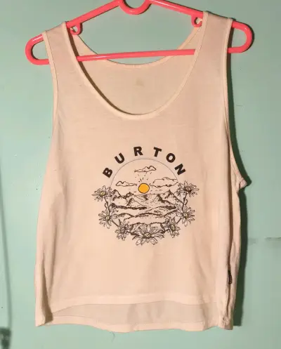 Polera sin mangas Burton con diseño de montaña - miniatura 1