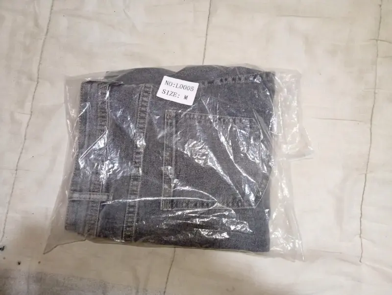 Jeans grises estilo vaquero de hombre talla m - 1