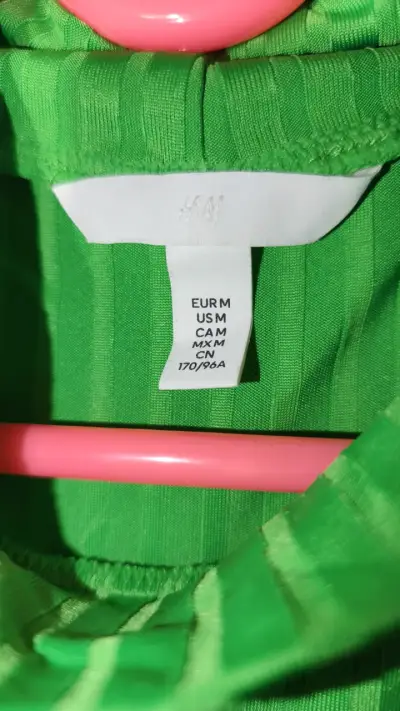 Polera sin mangas verde H&M talla M - miniatura 2