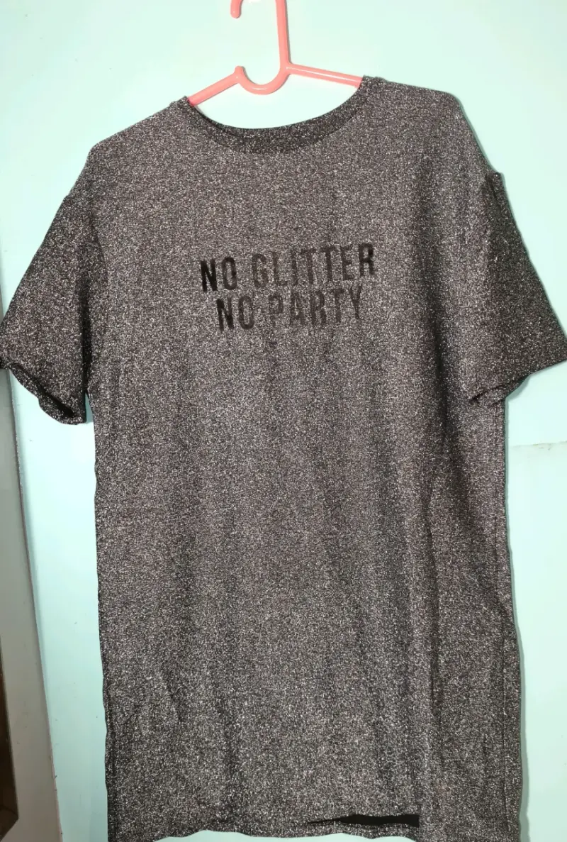 Polera Brillante Zara Trafaluc Mujer - 1