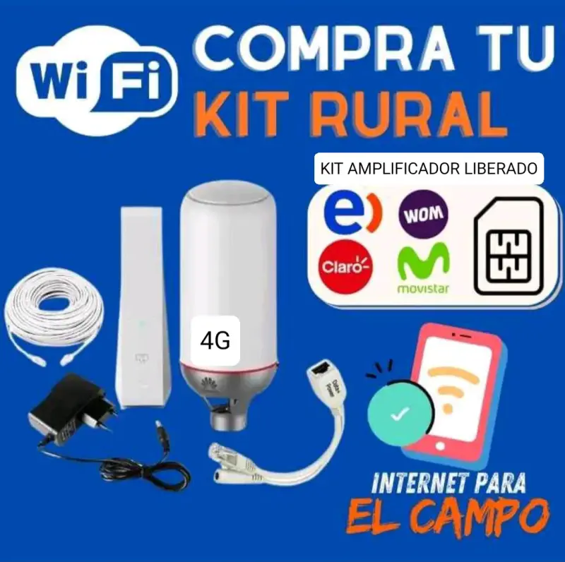 Kit de Internet WiFi Rural con Amplificador - 4