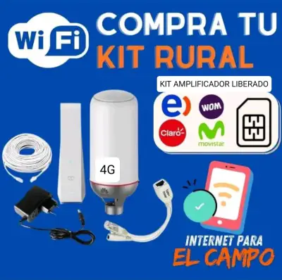 Kit de Internet WiFi Rural con Amplificador - miniatura 4