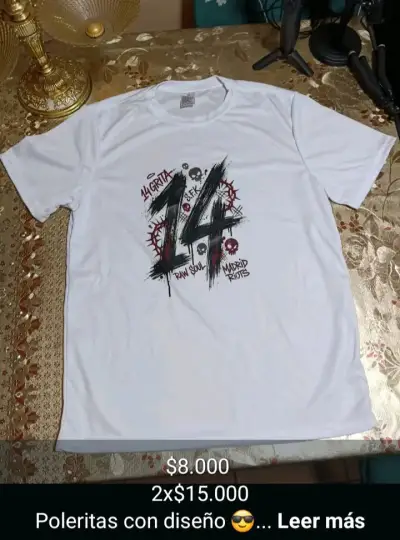 Poleras con exclusivos diseños baratas remate✅😎😏👌🫰 - miniatura 5