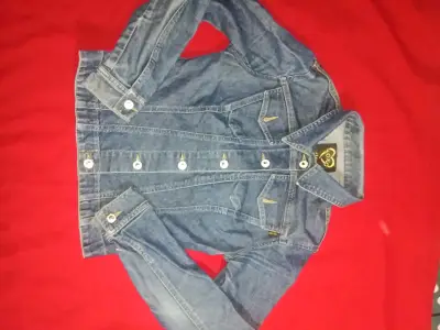 Chaqueta de mezclilla XOXO para mujer - miniatura 1
