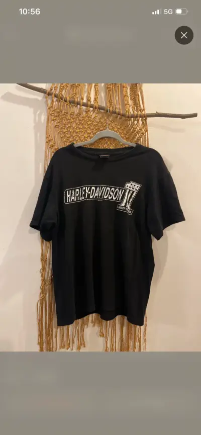 Polera Negra Harley-Davidson - miniatura 1