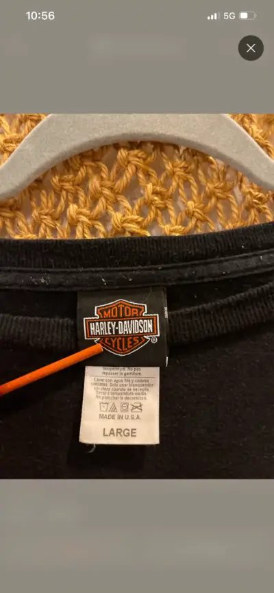 Polera Negra Harley-Davidson - miniatura 2