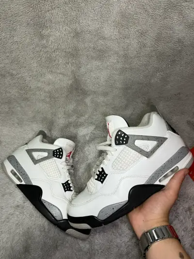 Jordan 4 Retro white cement - miniatura 1