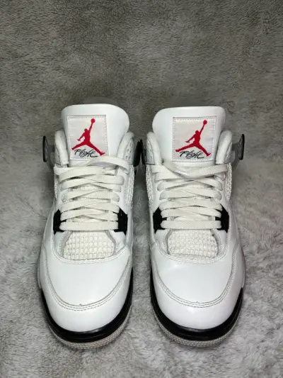 Jordan 4 Retro white cement - miniatura 4