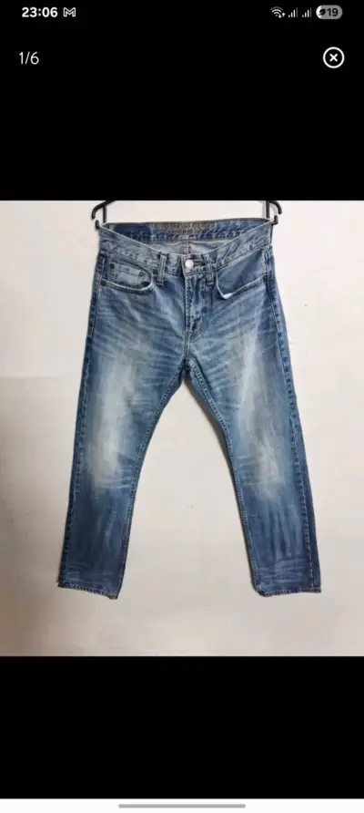 Jeans American Eagle Slim Straight Azul - miniatura 1
