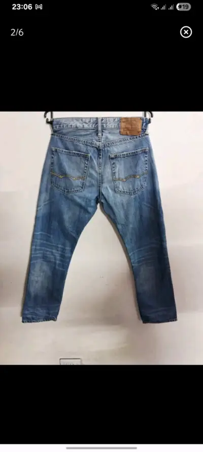 Jeans American Eagle Slim Straight Azul - miniatura 2