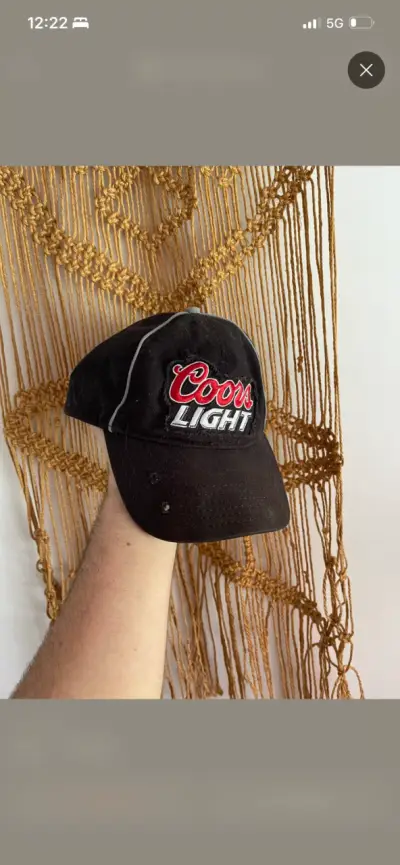 Gorra Negra Coors Light - miniatura 1
