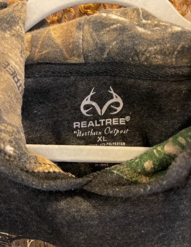 Polerón con capucha Realtree gris camuflado - 3
