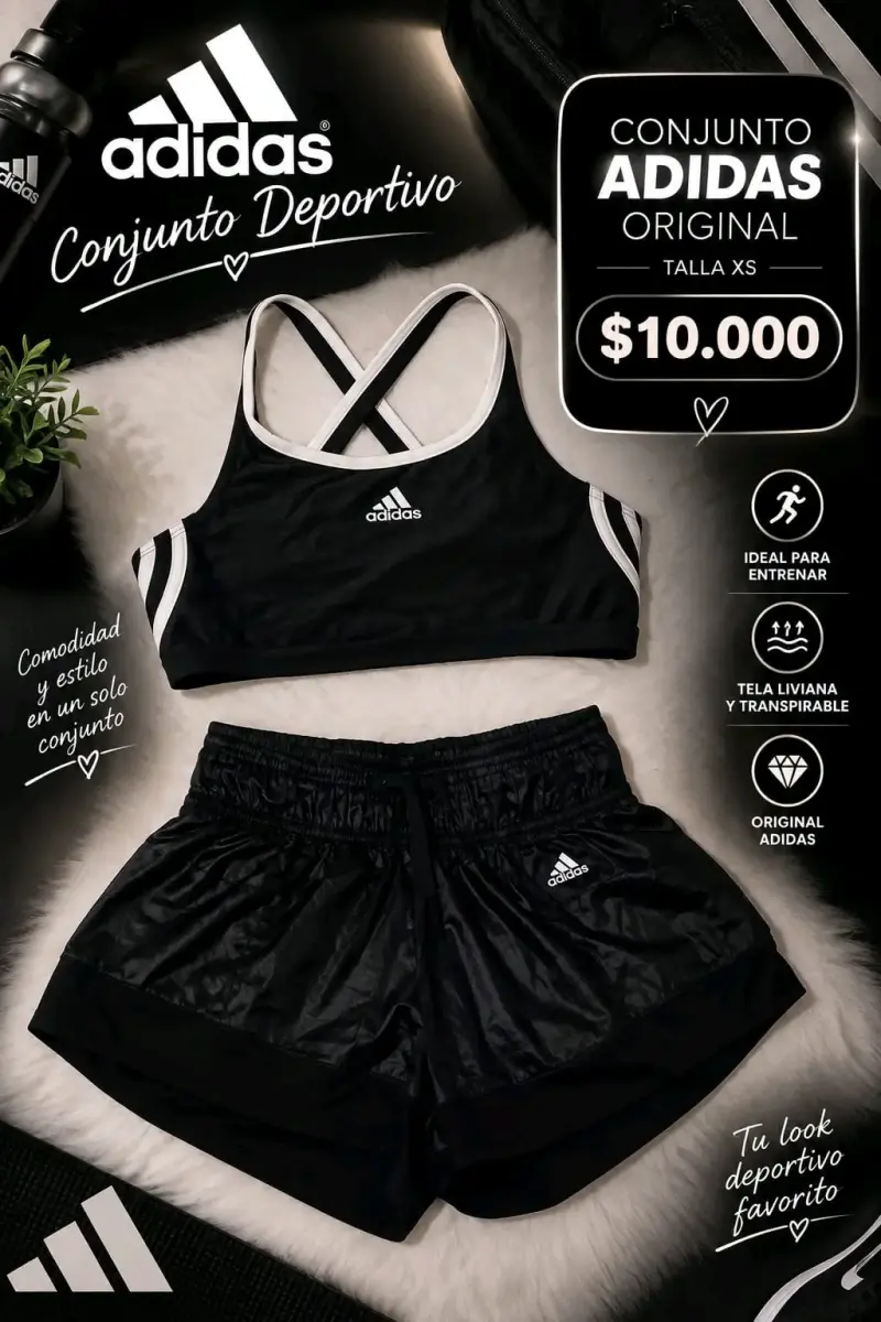 Conjunto Deportivo Adidas Original Talla XS