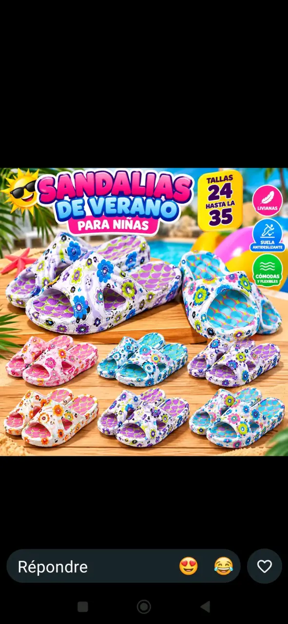 Sandalias de verano para niñas con diseño colorido - 2