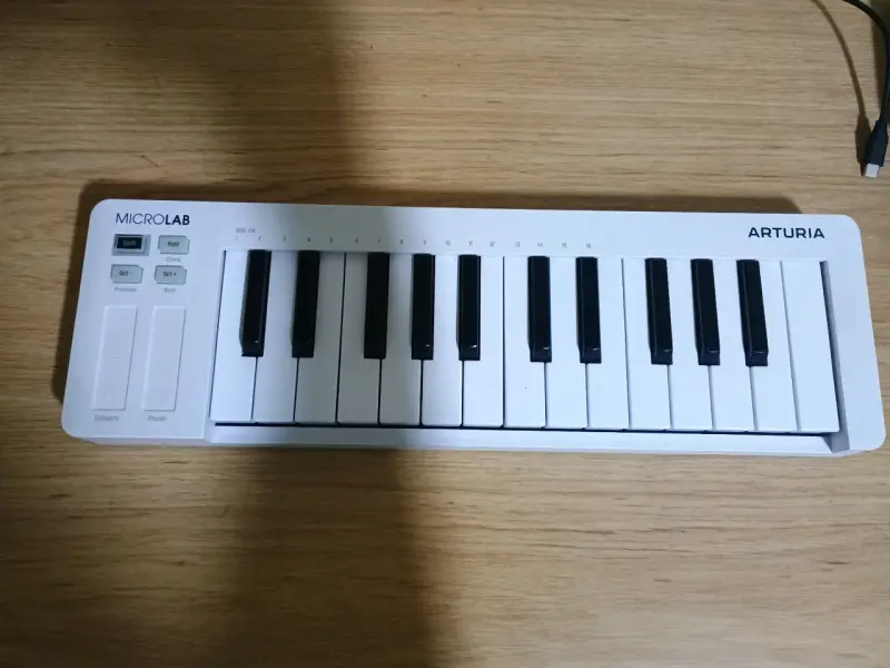 Controlador MIDI Arturia MicroLab blanco compacto - 2