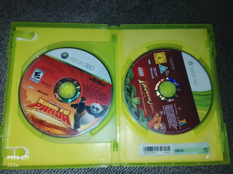 Juegos Xbox 360 Kung Fu Panda y LEGO Indiana Jones - 1