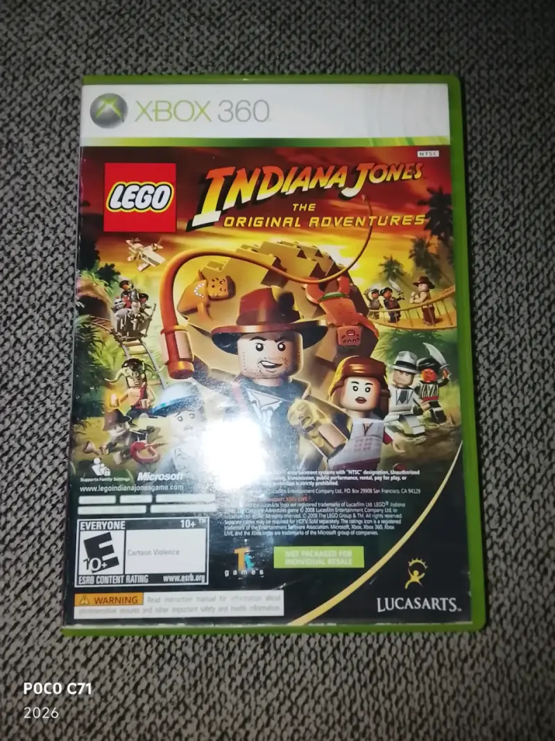 Juegos Xbox 360 Kung Fu Panda y LEGO Indiana Jones - 3
