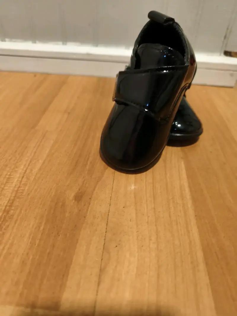 Zapatos de charol negros para niños talla 3 - 3