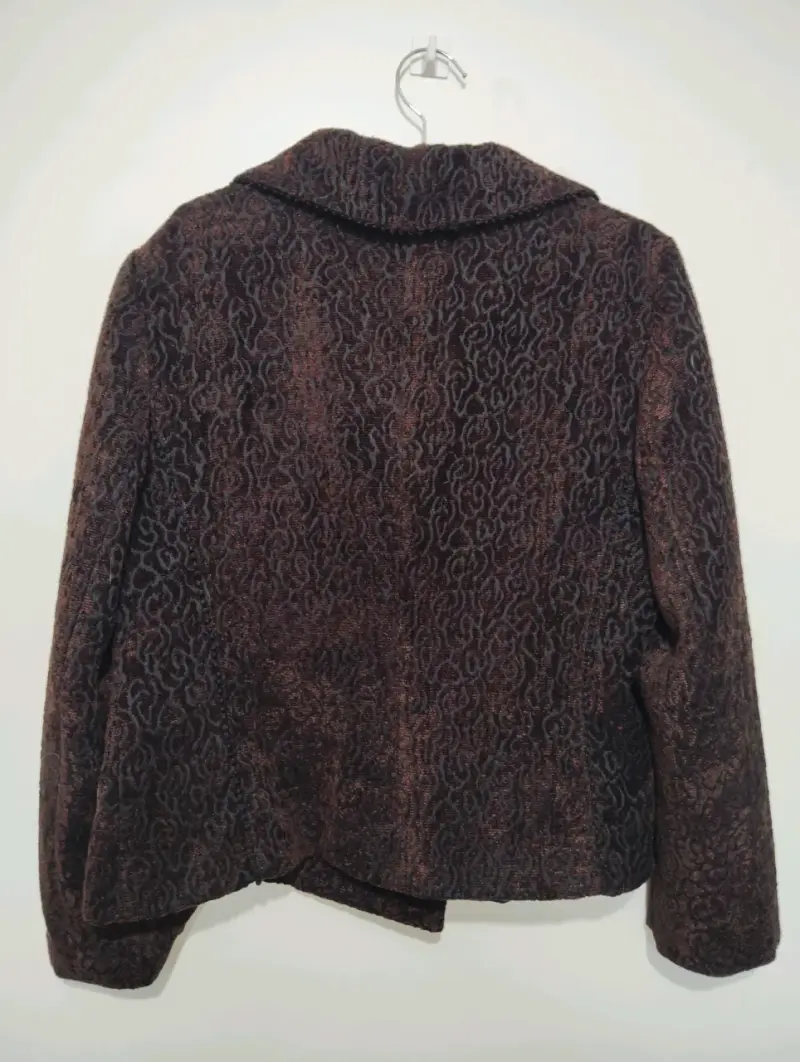 Chaqueta de terciopelo marrón Drapers L - 3