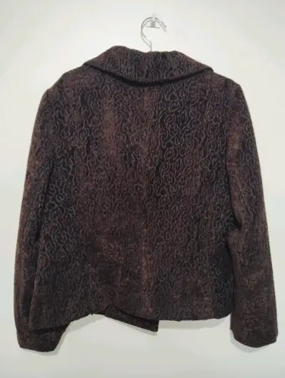 Chaqueta de terciopelo marrón Drapers L - miniatura 3