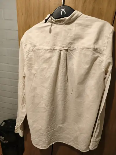 Camisa Lyle & Scott beige de lino para hombre - miniatura 2