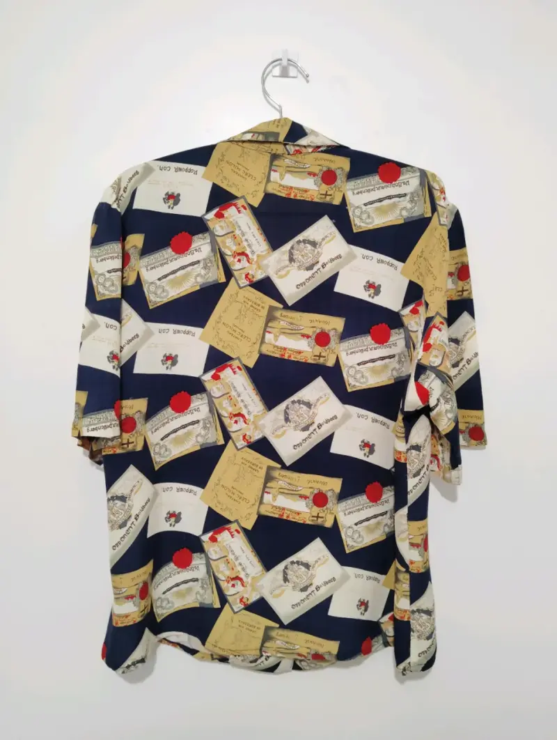 Camisa estampada Maurice Cadeaux vintage - 2