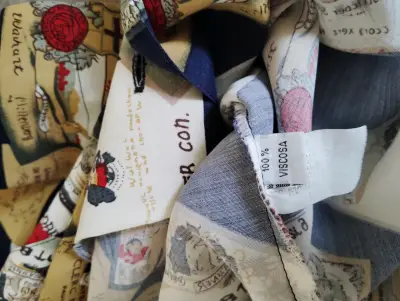 Camisa estampada Maurice Cadeaux vintage - miniatura 5