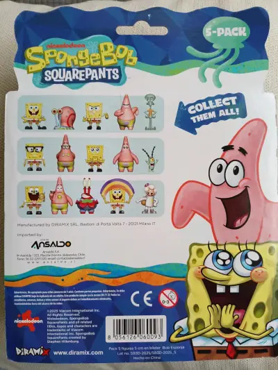 Set de Figuras 3D Mini de Bob Esponja - miniatura 5
