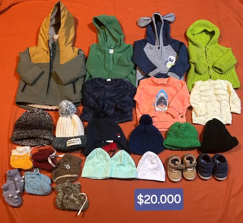 Lote de ropa de invierno para bebé