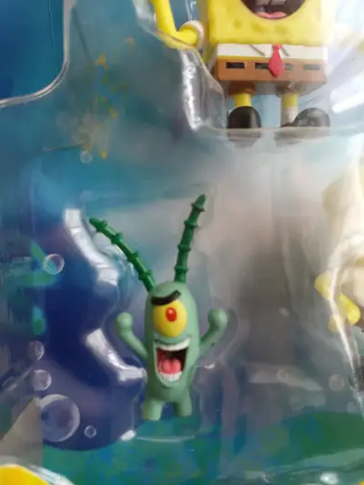 Figuras 3D de Bob Esponja y Plankton - miniatura 2
