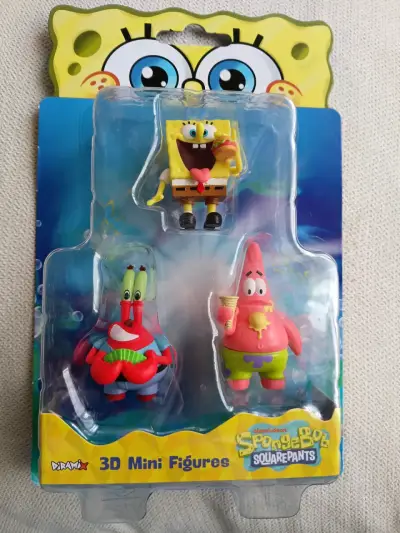 Figuras 3D de Bob Esponja y Amigos - miniatura 1