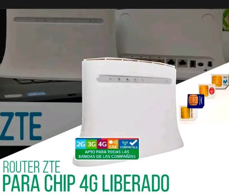 Router ZTE 4G Liberado para Chip