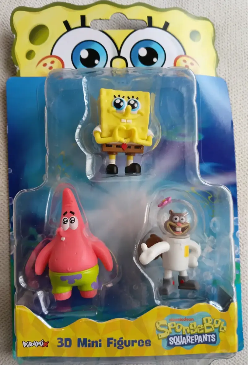 Set de Figuras 3D de Bob Esponja y Amigos - 1