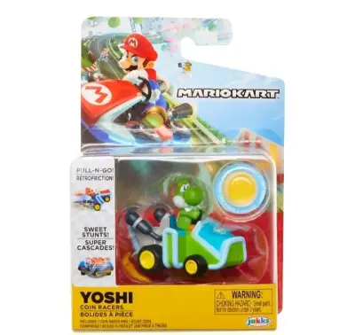 Figura de juguete Yoshi Coin Racers Mario Kart - miniatura 1