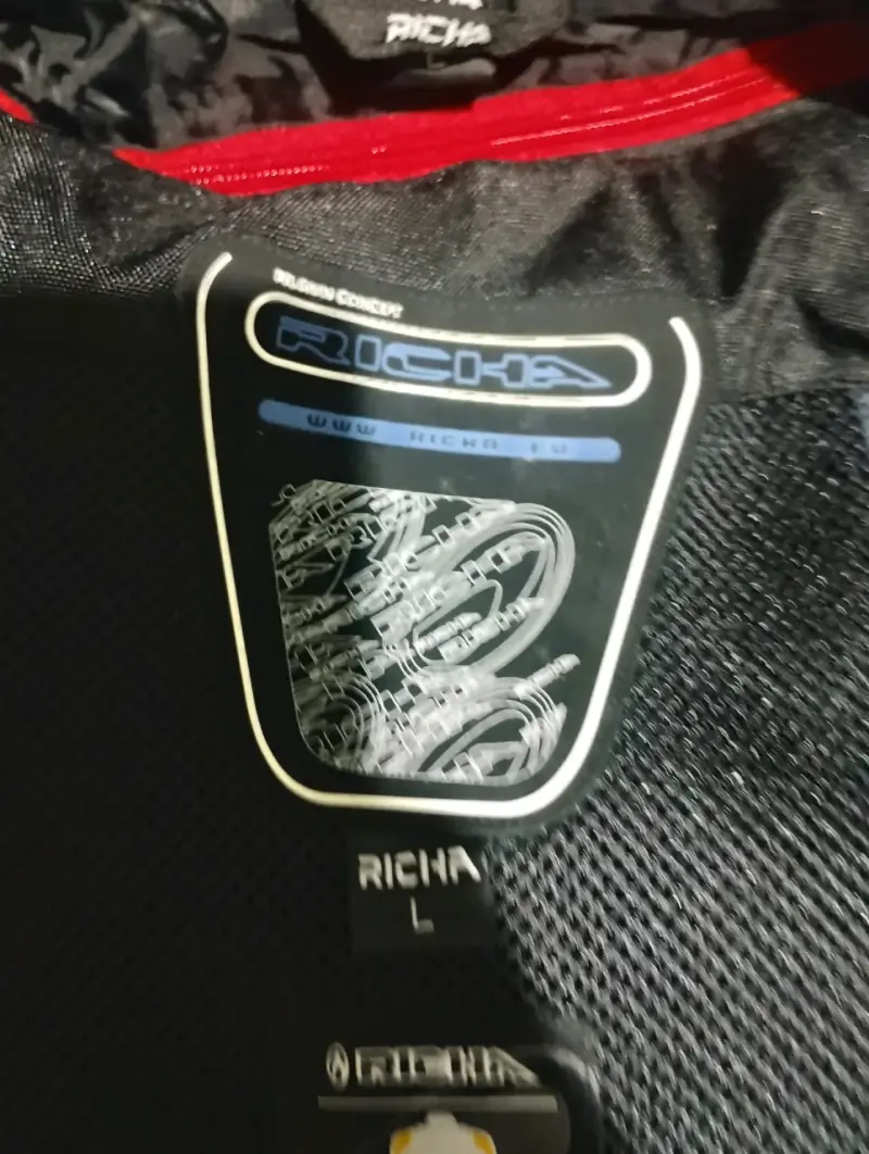 Chaqueta de moto Richa camuflada azul - 2