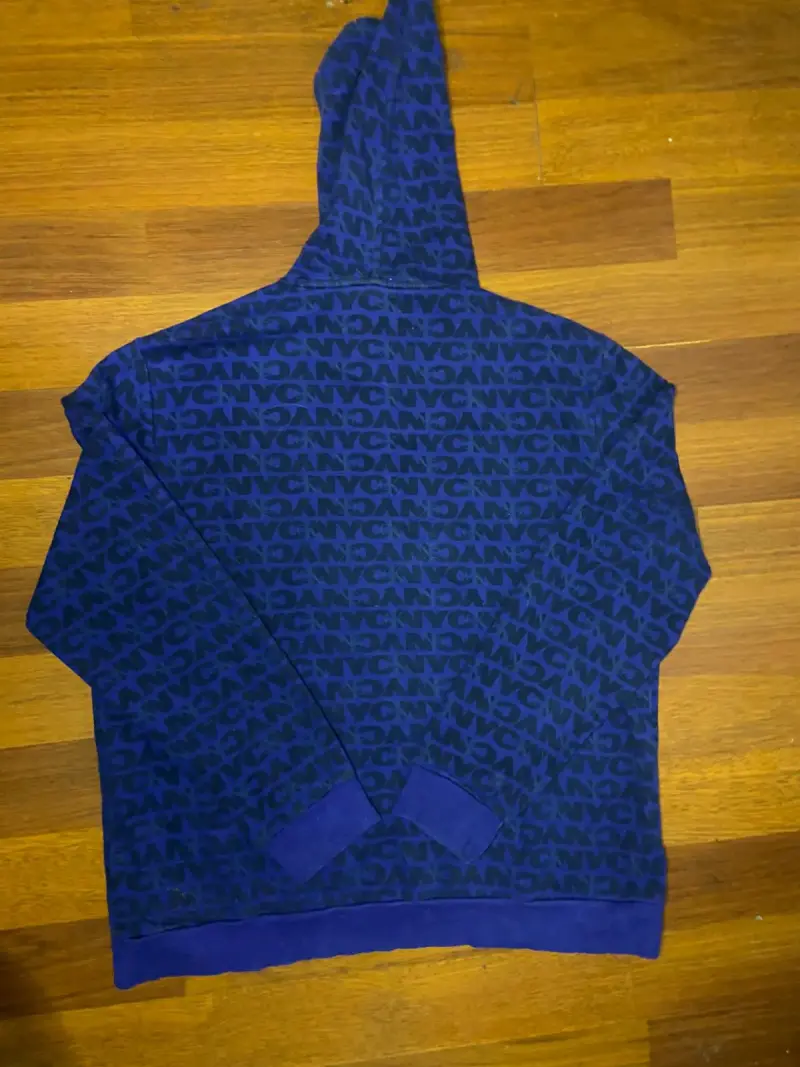 Polerón Calvin Klein azul Talla XL usado - 3