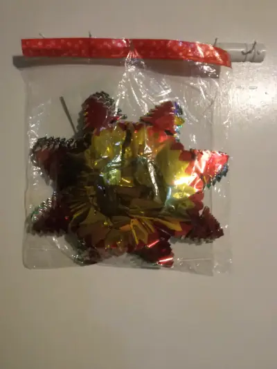 Girnalda de Navidad 🎄 decorativa metálica - miniatura 3