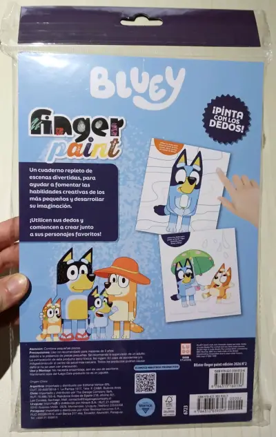 Set de Pintura con Dedos Bluey 48 Páginas - miniatura 2