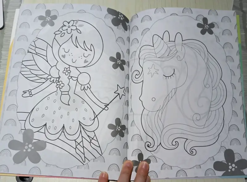 Libro para colorear de unicornios 96 páginas - 3