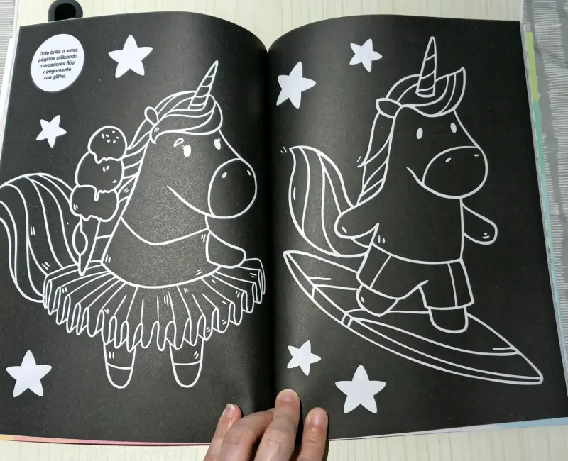 Libro para colorear de unicornios 96 páginas - 4