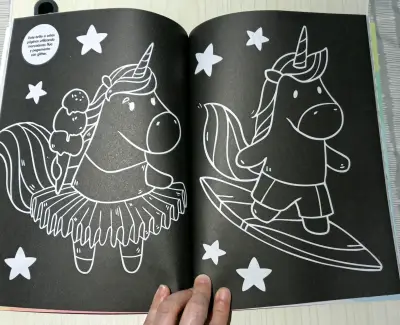 Libro para colorear de unicornios 96 páginas - miniatura 4