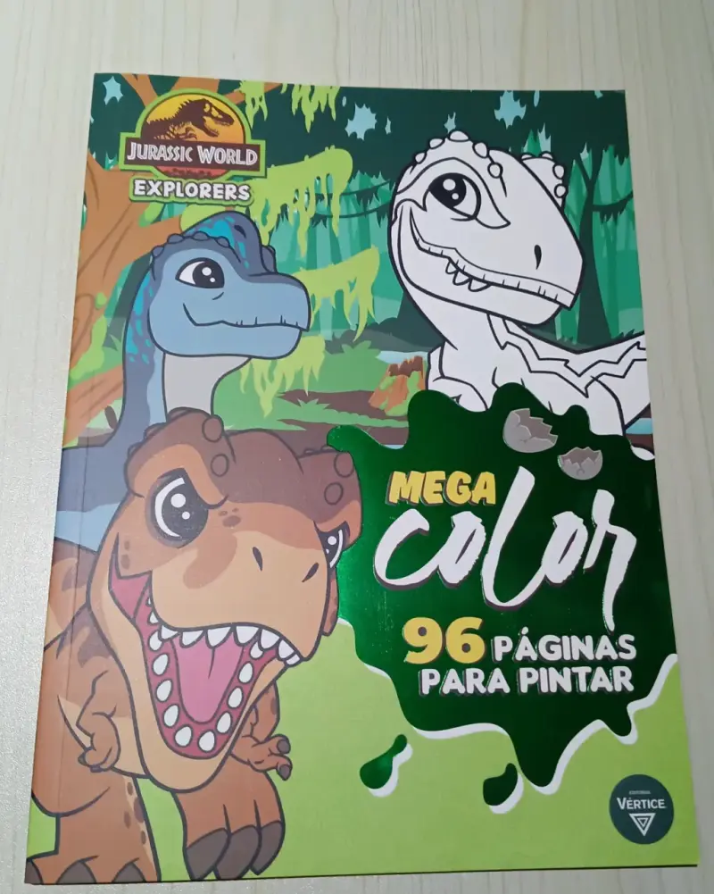 Libro para colorear Jurassic World Explorers - 1