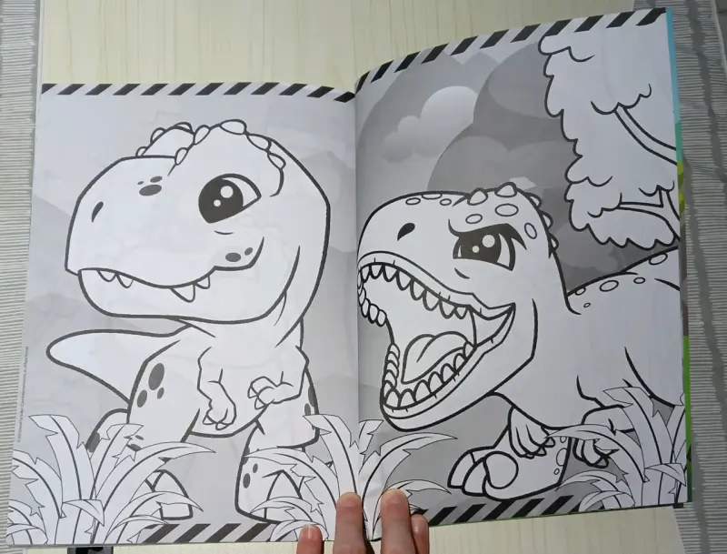 Libro para colorear Jurassic World Explorers - 3