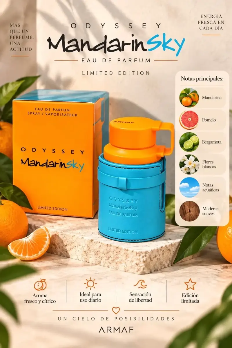 Perfume Odyssey Mandarin Sky Edición Limitada - 3