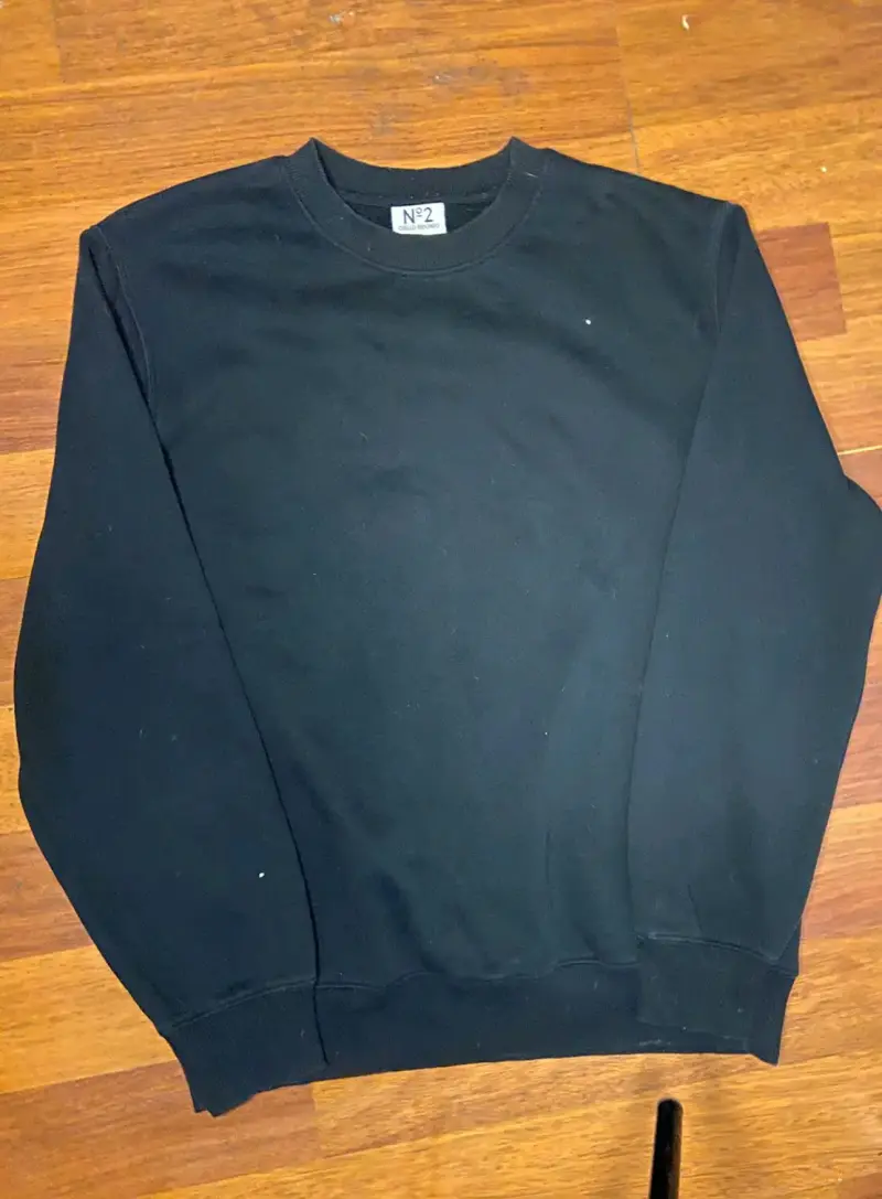 Polerón negro unisex básico talla XL usado