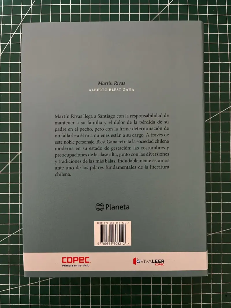 Libro Martín Rivas de Alberto Blest Gana - 2
